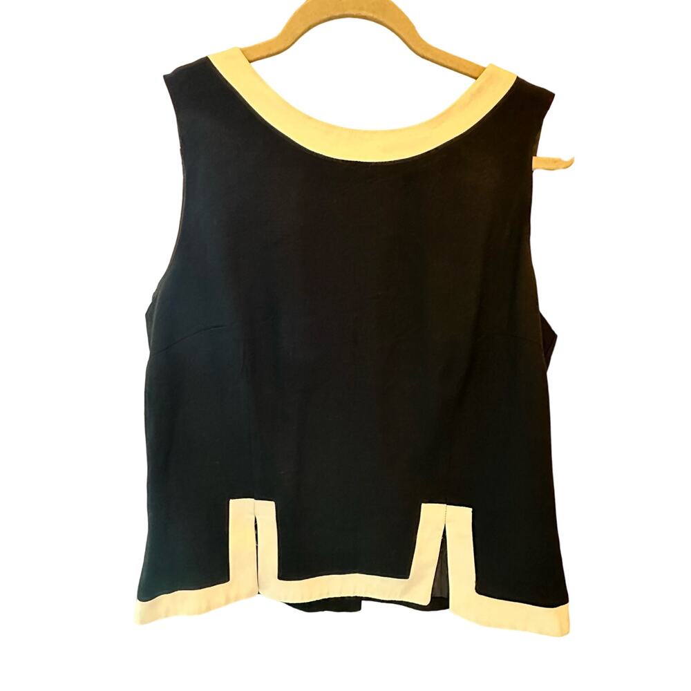 John Roberts | Size S Vintage Sleeveless Blouse Top Pretty Woman